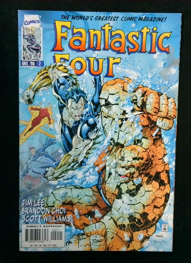 Fantastic Four #2, NM Jim Lee, Marvel, 1996