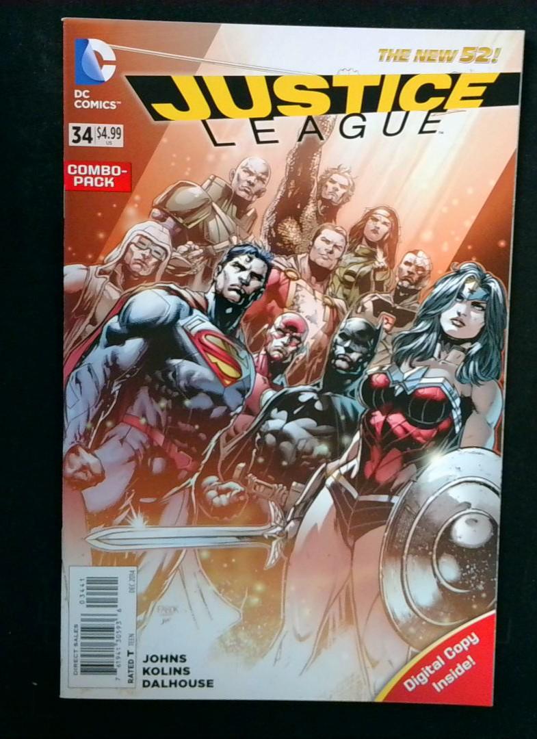 Justice League #34 Combo Pack, DC Comics