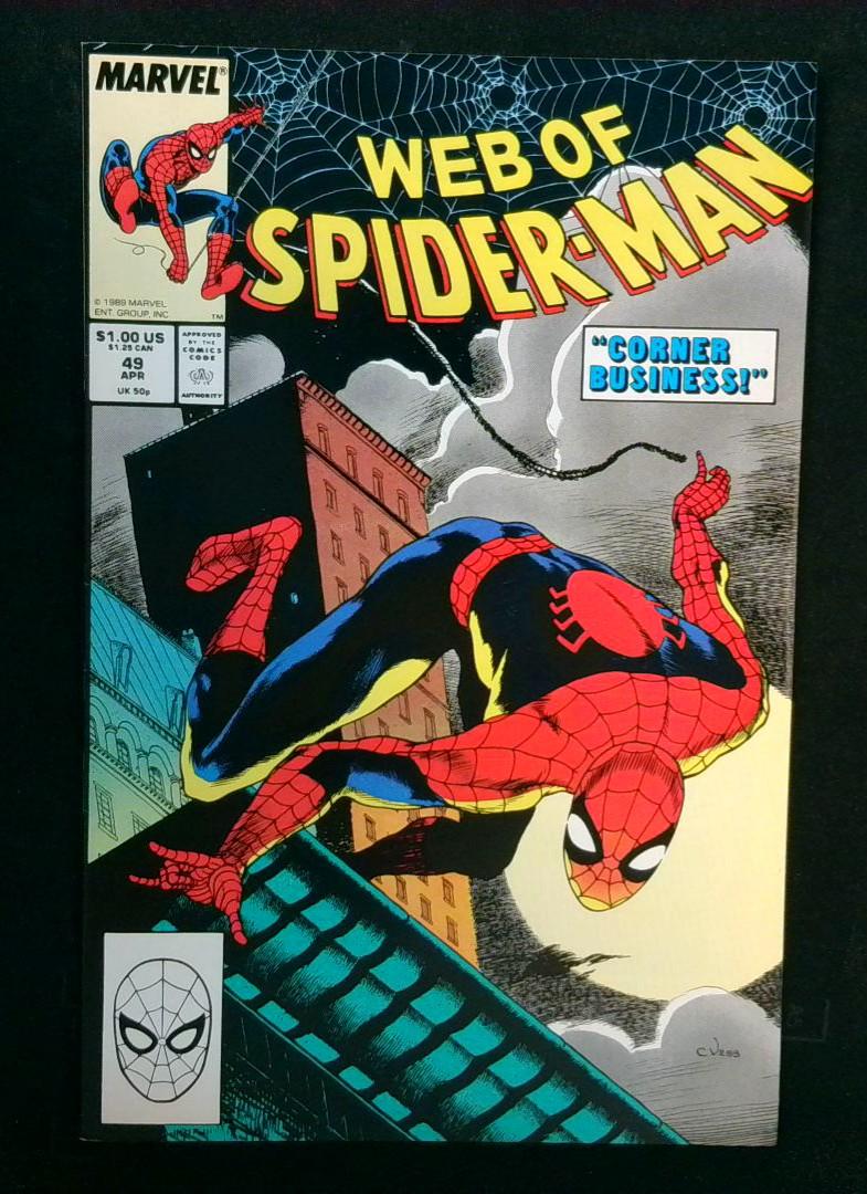 Web of Spider-Man #49, NM- Marvel, 1989