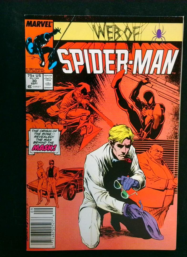 Web of Spider-Man #30, Newsstand, Marvel, 1987