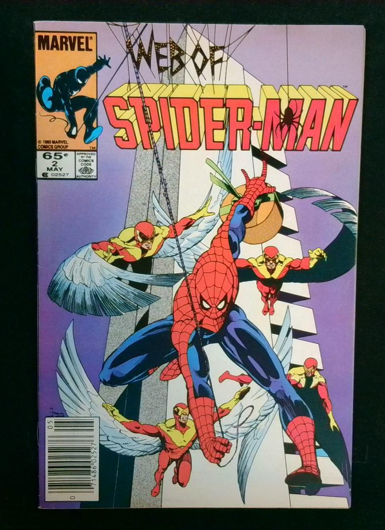 Web of Spider-Man #2, Newsstand, Marvel, 1985
