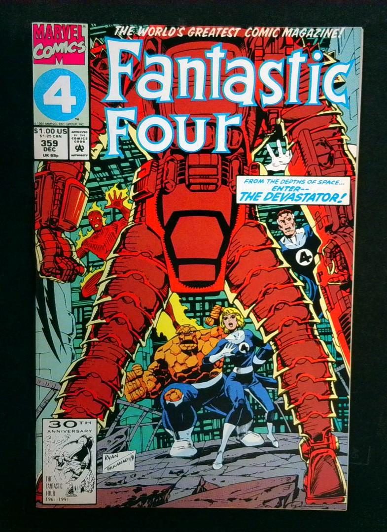 Fantastic Four #359, VF Marvel, 1991