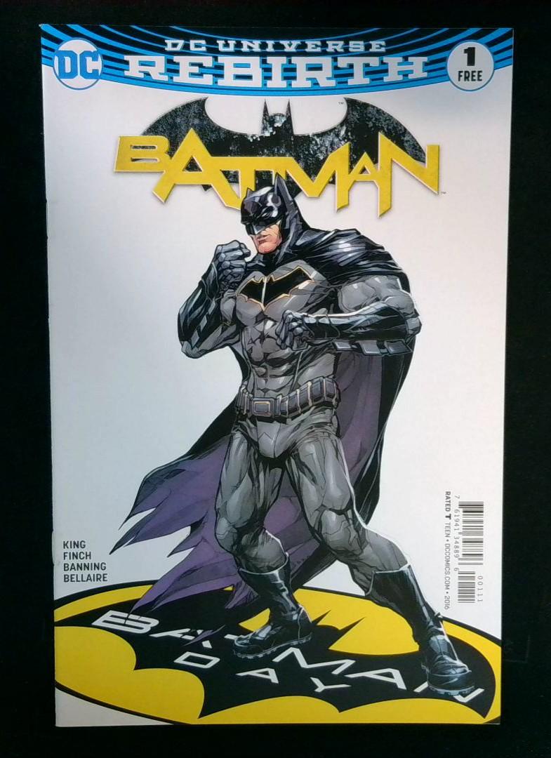 Batman #1 NM Rebirth Free DC Comics 2016