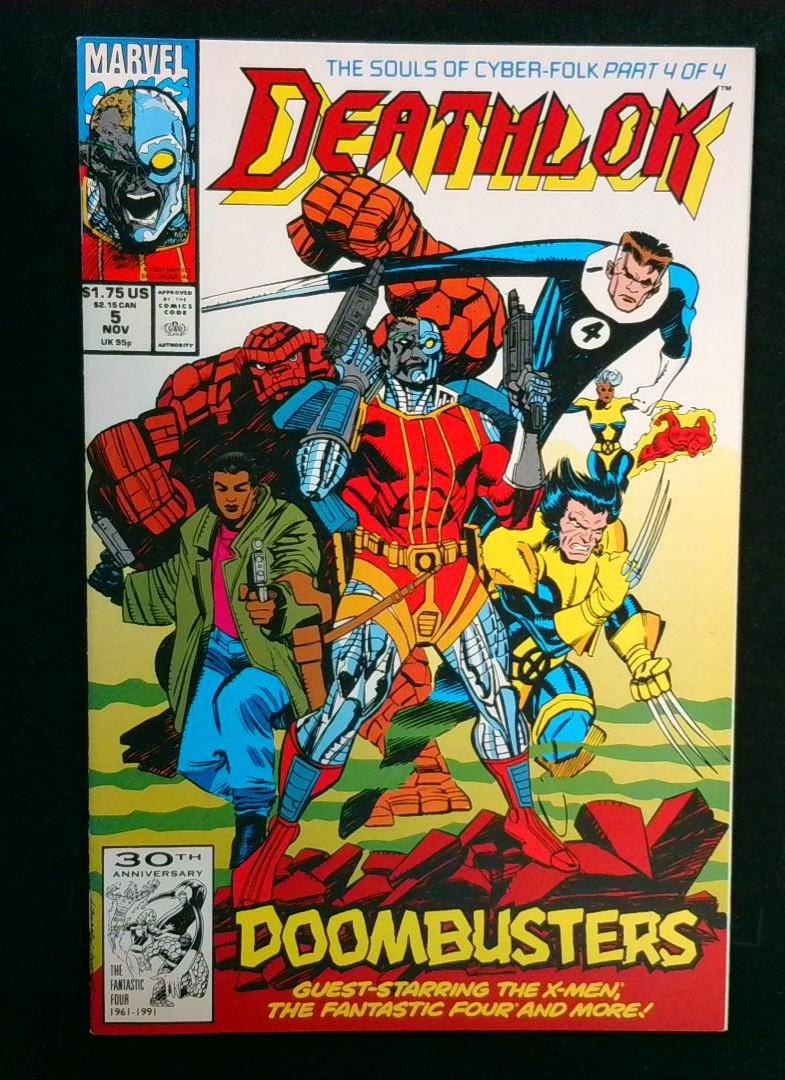Deathlok #5, NM Fantastic Four, Wolverine, Marvel, 1991