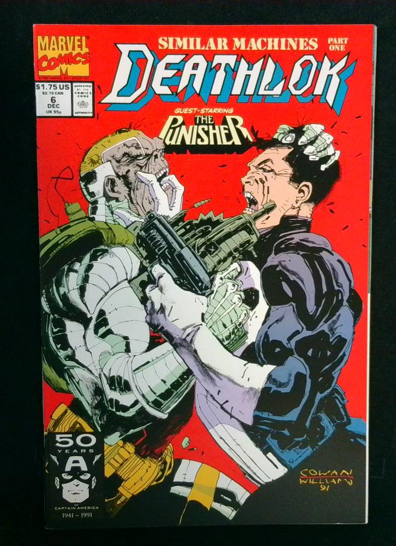 Deathlok #6, NM- Punisher Marvel, 1991