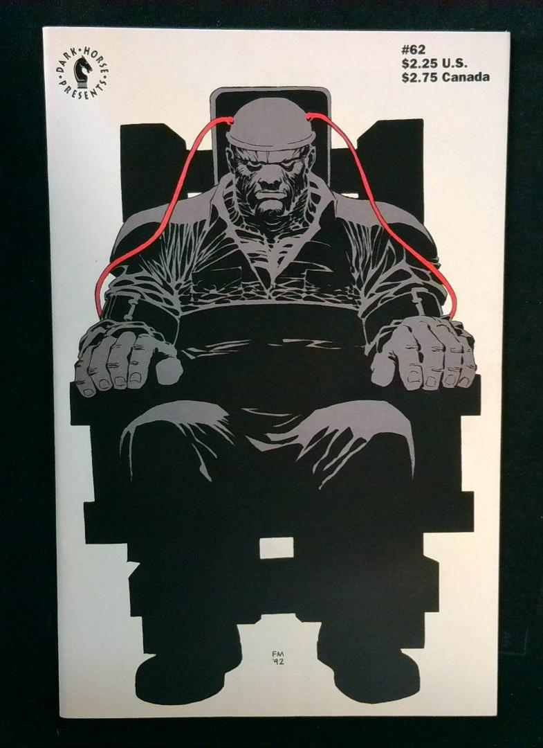 Dark Horse Presents #62, NM- Sin City Death of Marv, Dark Horse, 1992