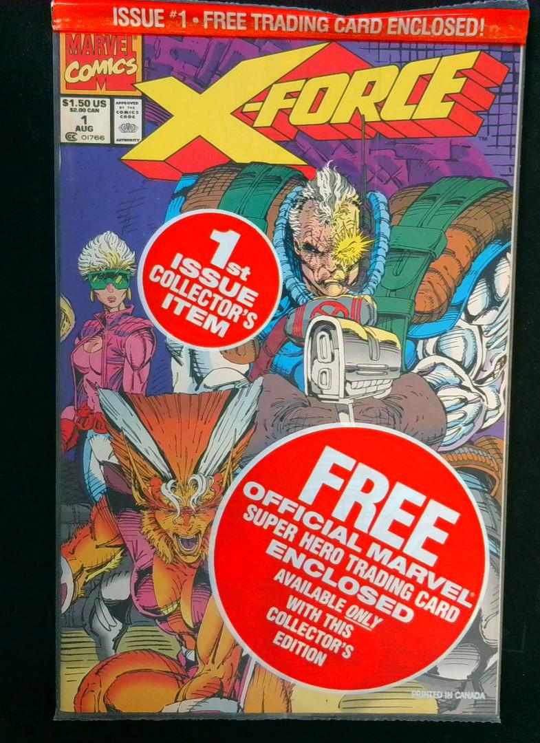 X-Force #1, Collector's Item, Marvel Comics, 1991
