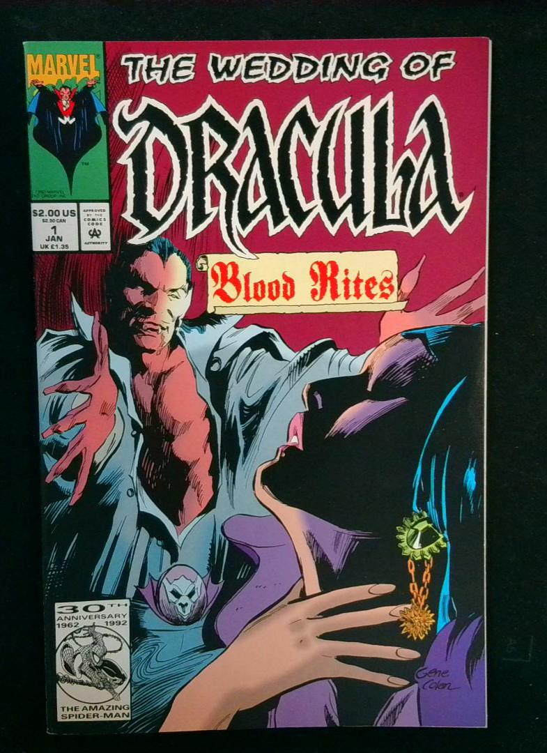 Wedding of Dracula #1, VF Marvel, 1992