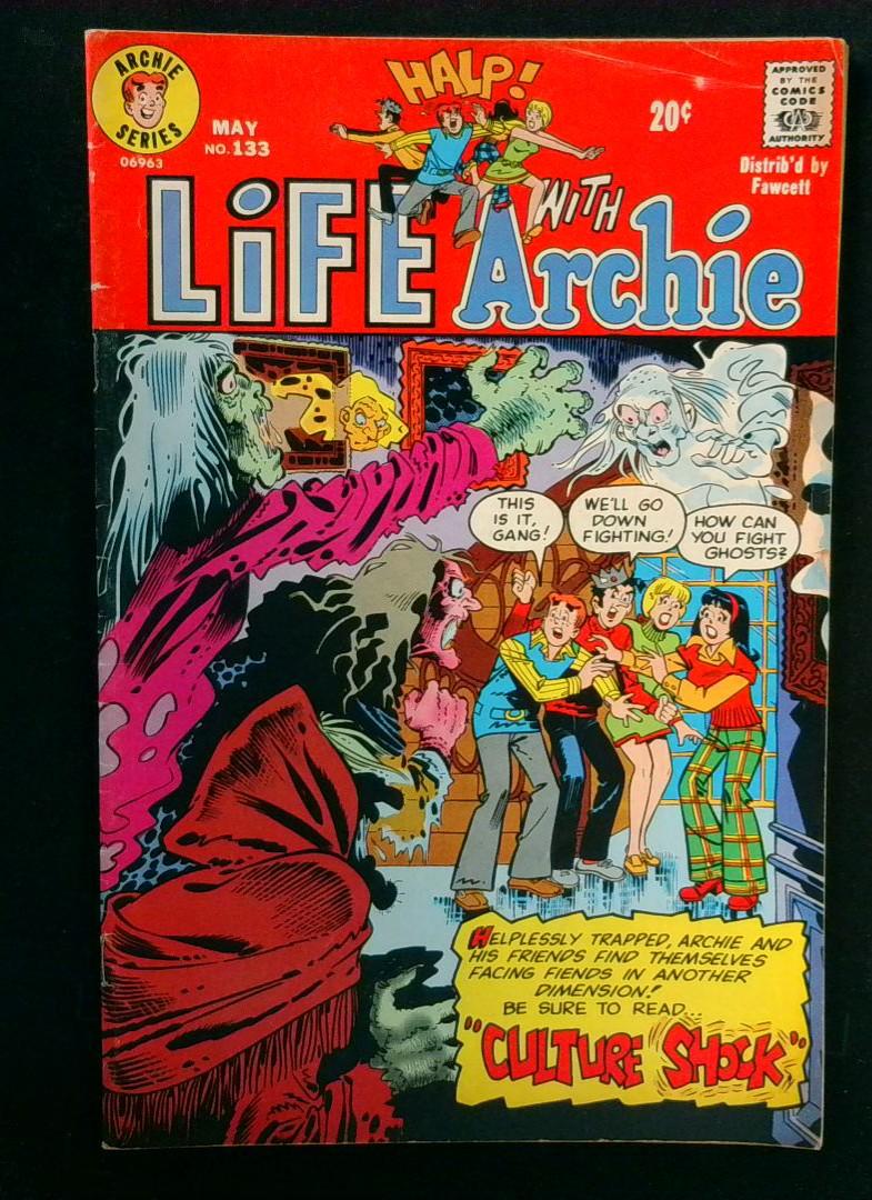 Life with Archie #133, VG+ Archie Comics, 1973
