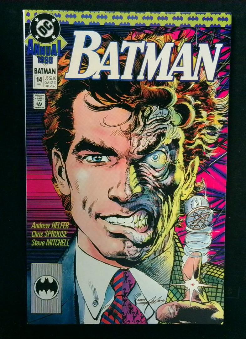 Batman Annual #14, NM Two-Face DC, 1990