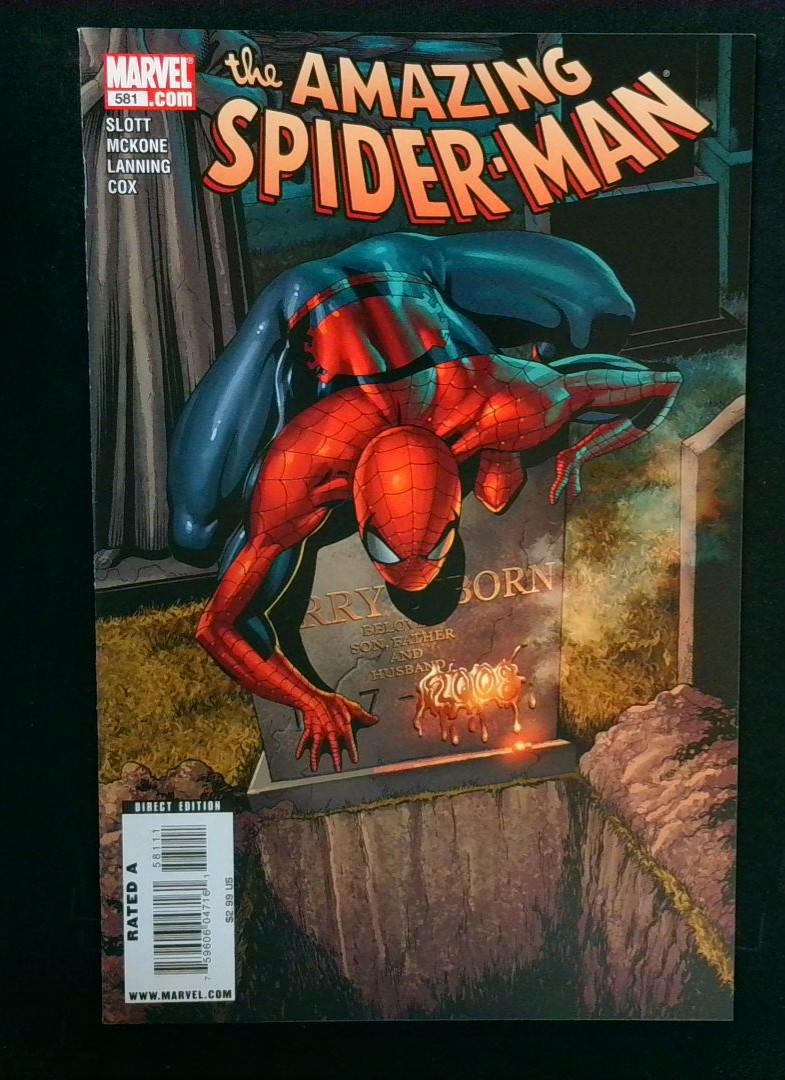 Amazing Spider-Man #581, VF/NM Marvel, 2008