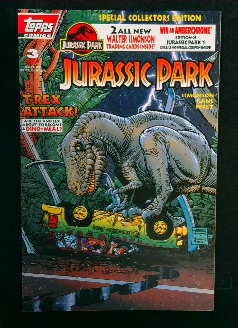 Jurassic Park #3, NM Special Collectors Edition, Topps Comics