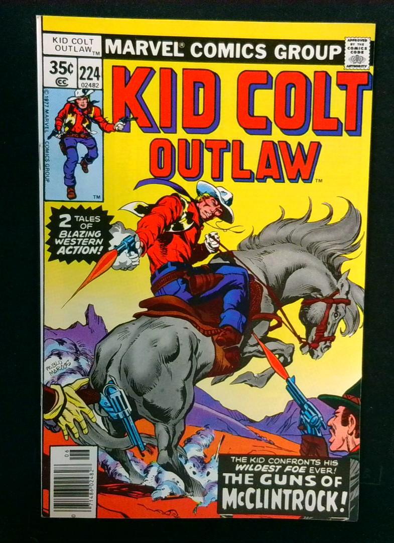 Kid Colt Outlaw #224, VF+ Marvel, 1978