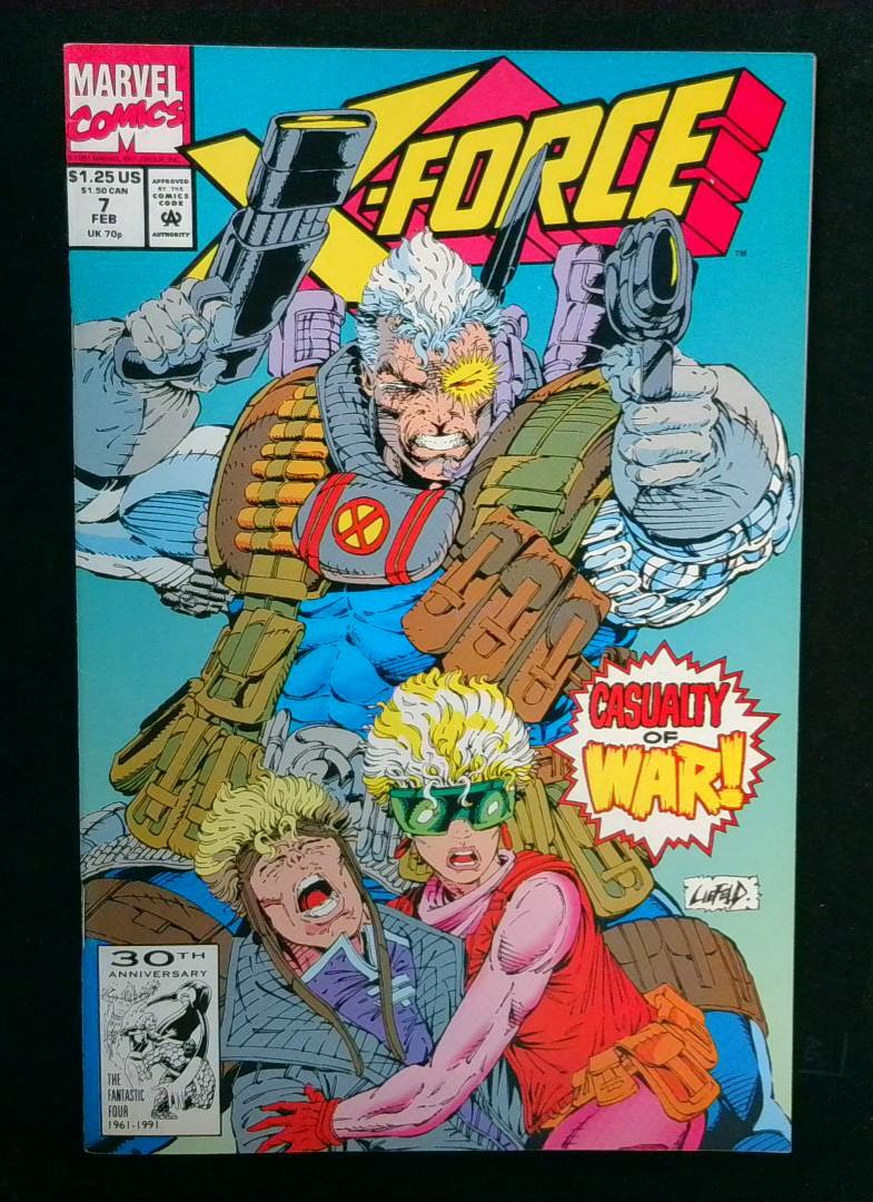 X-Force #7, NM Rob Liefeld, Marvel Comics