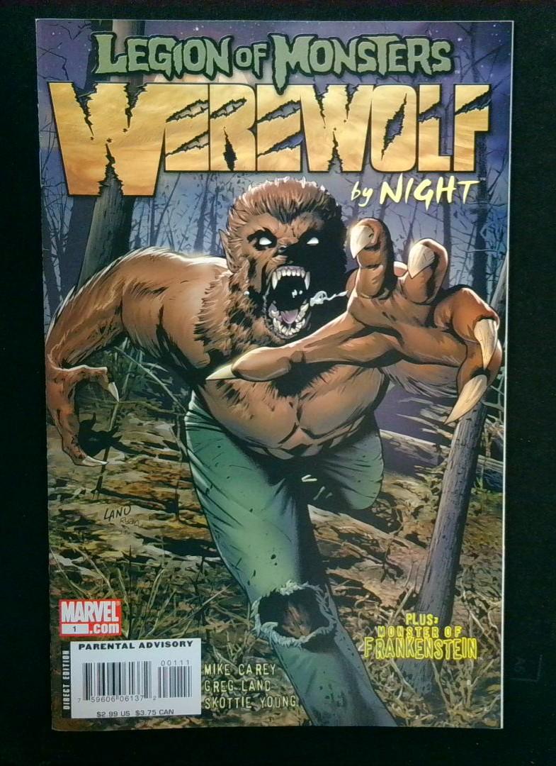 Legion of Monsters Werewolf by Night #1, VF Marvel, 2007