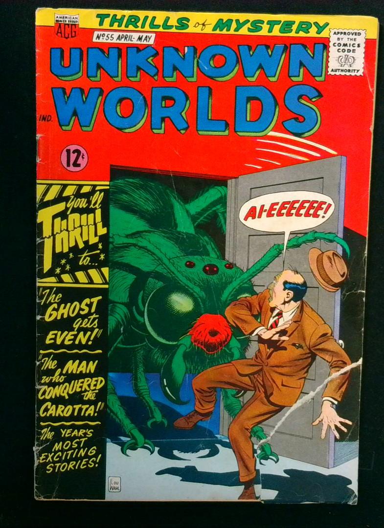 Unknown Worlds #55, HTF American Comics Group, 1967