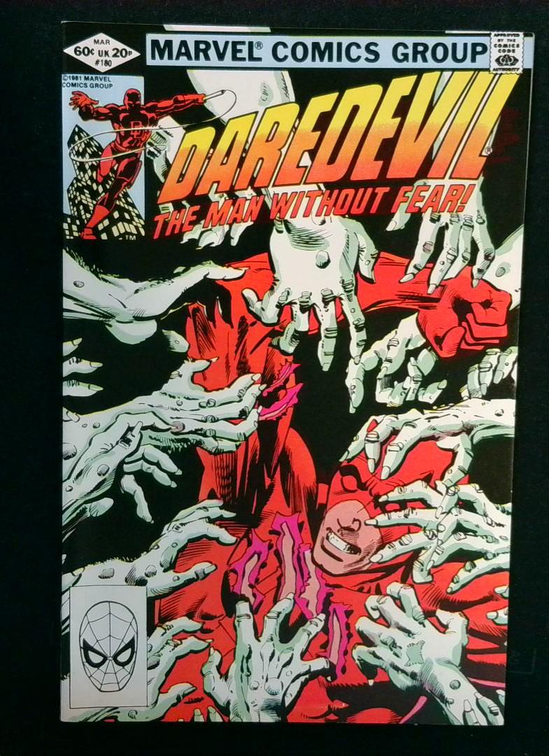 Daredevil #180, NM Frank Miller Marvel, 1981