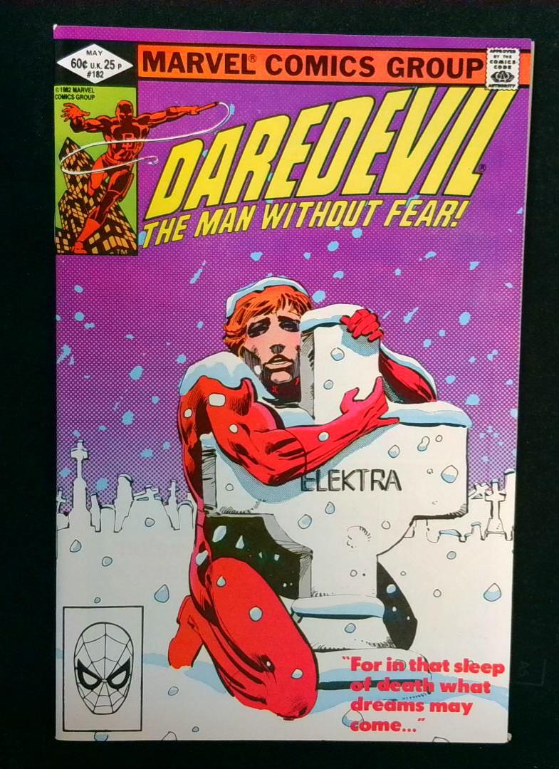Daredevil #182, NM Frank Miller Marvel, 1982 Copy2