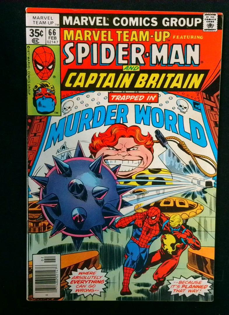 Marvel Team-Up #66, 2nd Capt. Britain, Arcade Origin Marvel, 1977