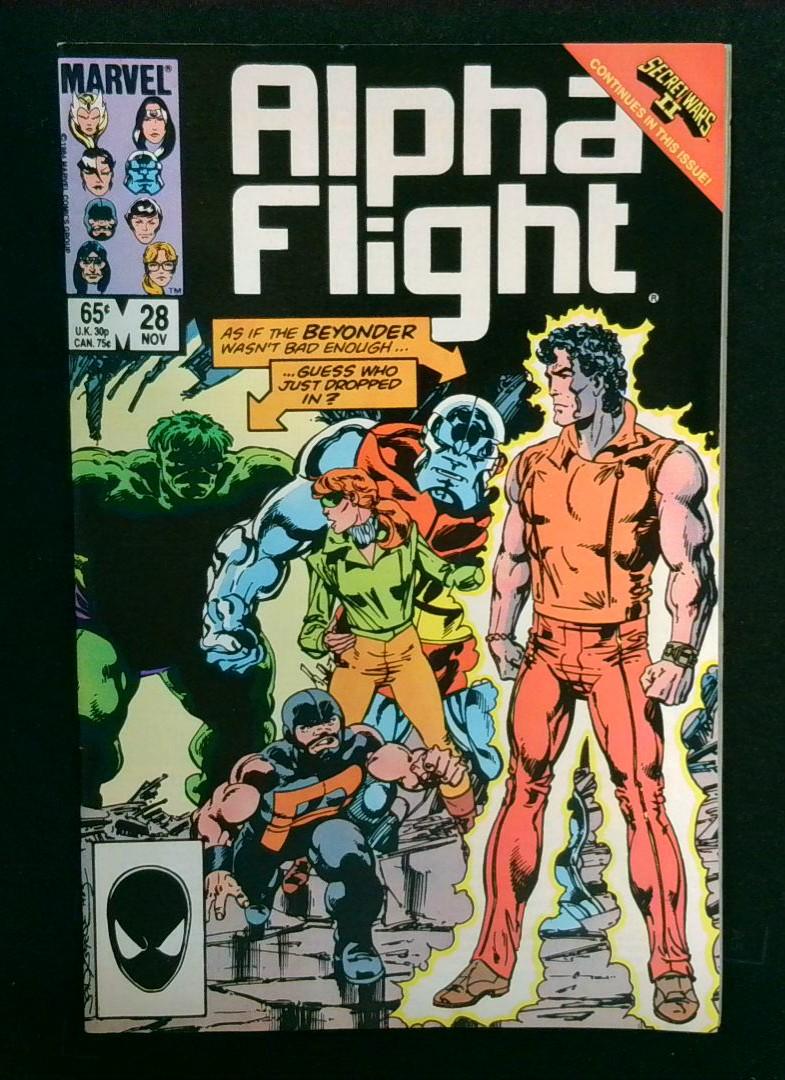 Alpha Flight #28, Hulk, Marvel, 1985