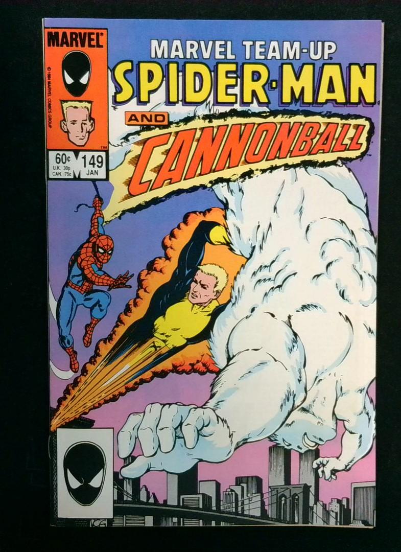 Marvel Team-Up #149 VF/NM Spider-Man and Cannonball, Marvel, 1984