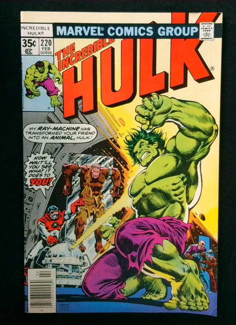 Incredible Hulk #220, Marvel, 1978