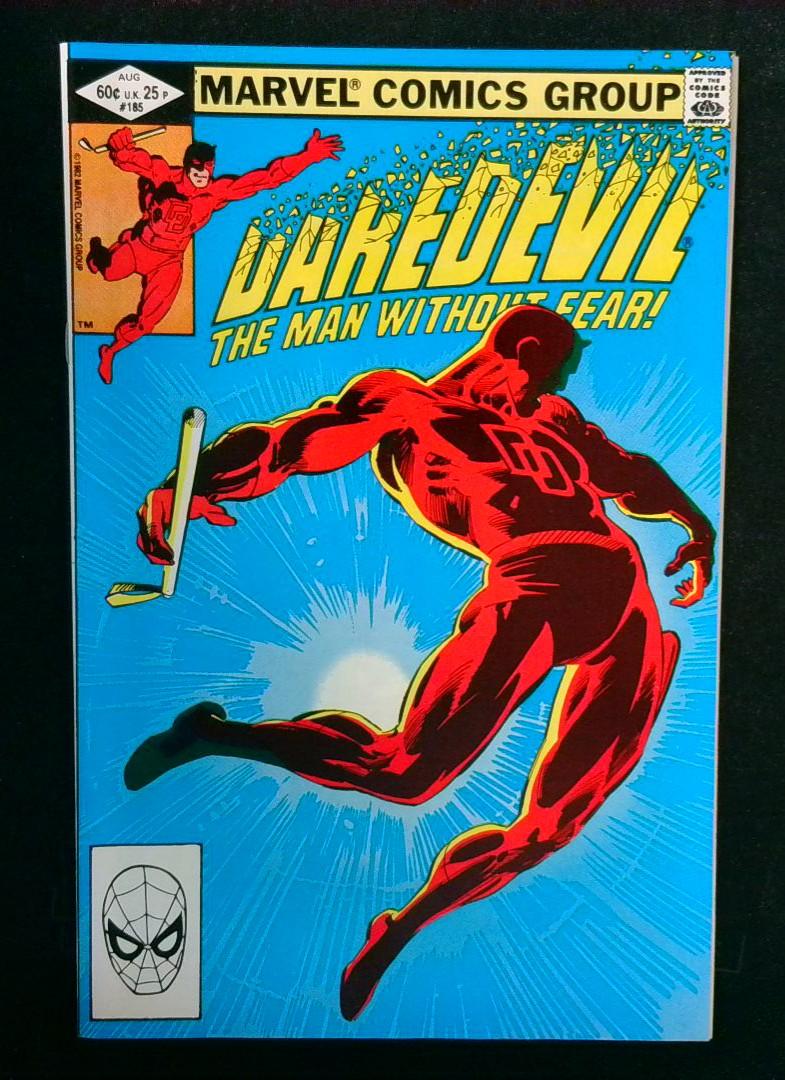 Daredevil #185, NM Frank Miller Marvel, 1982