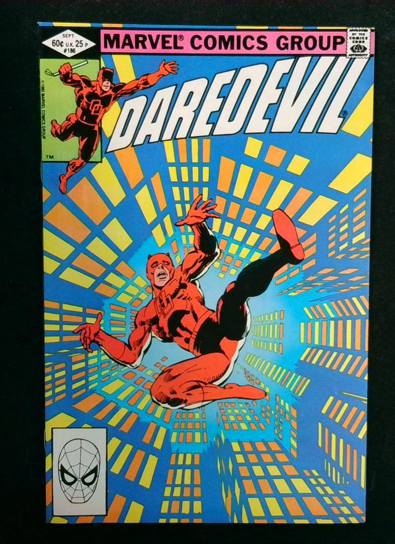 Daredevil #186, NM Frank Miller, Marvel Comics, 1982