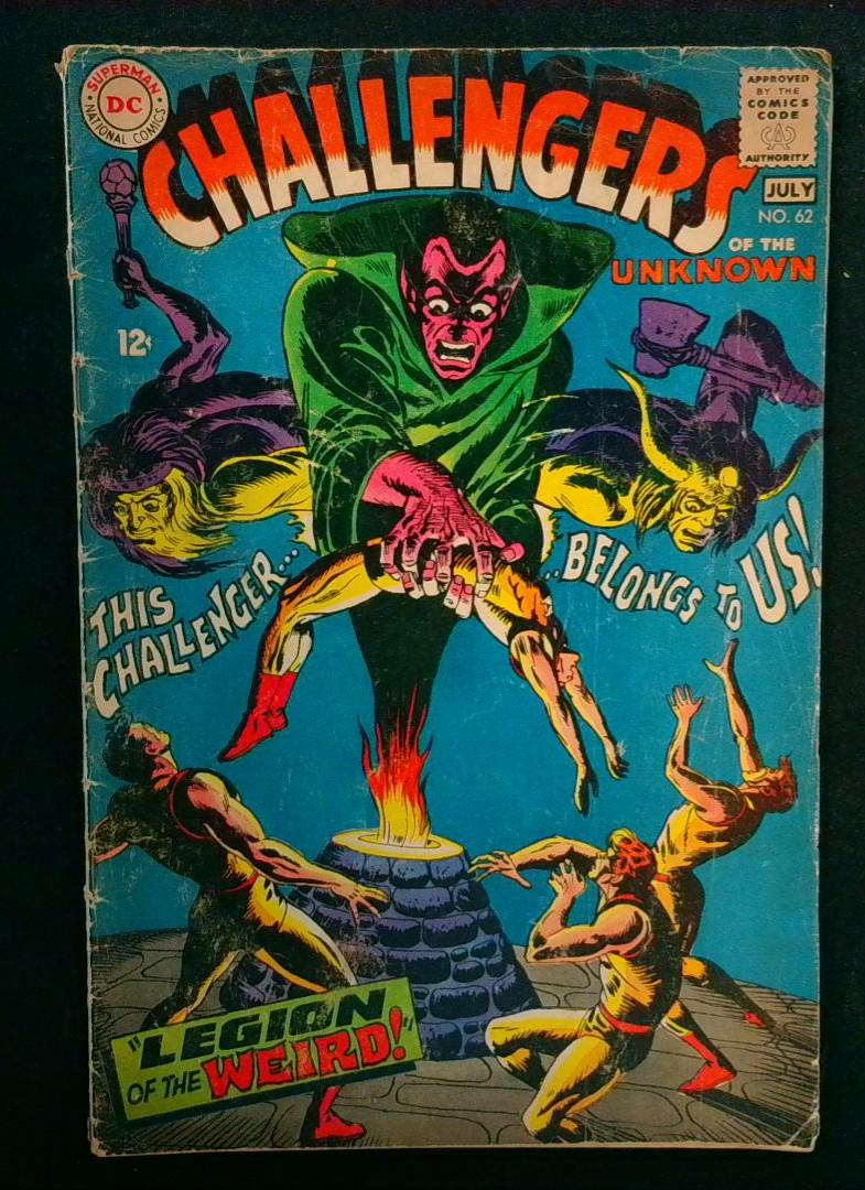 Challengers of the Unknown #62, DC, 1968