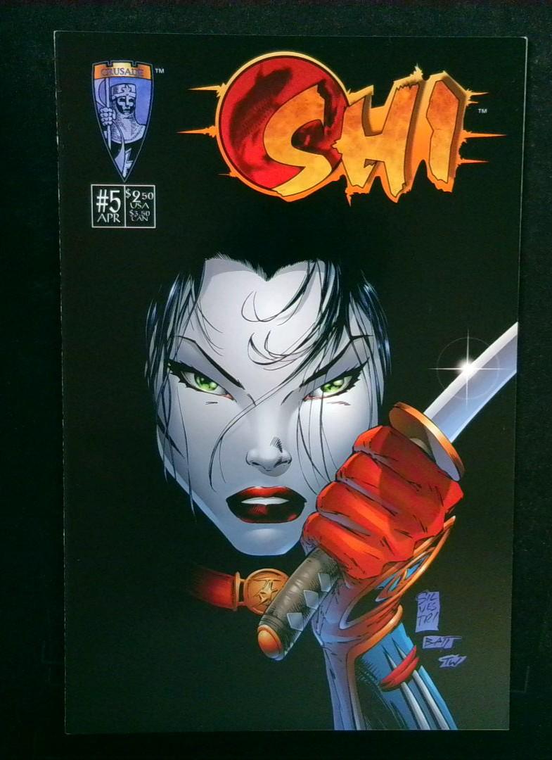 Shi #5, NM- Silvestri Variant Crusade Comics, 1995