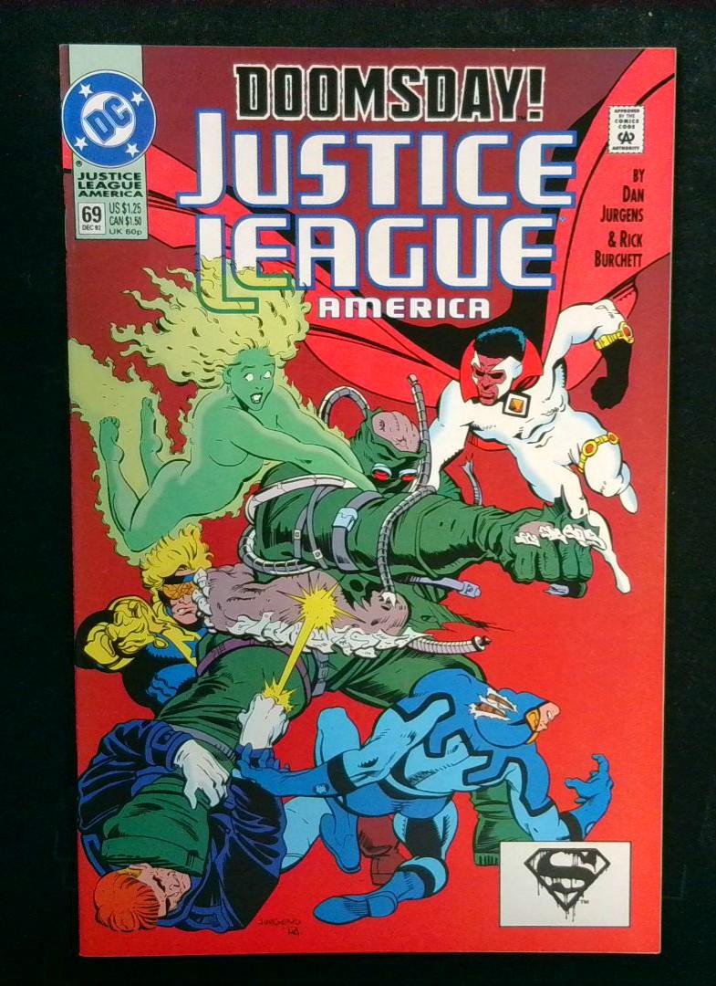 Justice League America #69, NM Doomsday DC, 1992