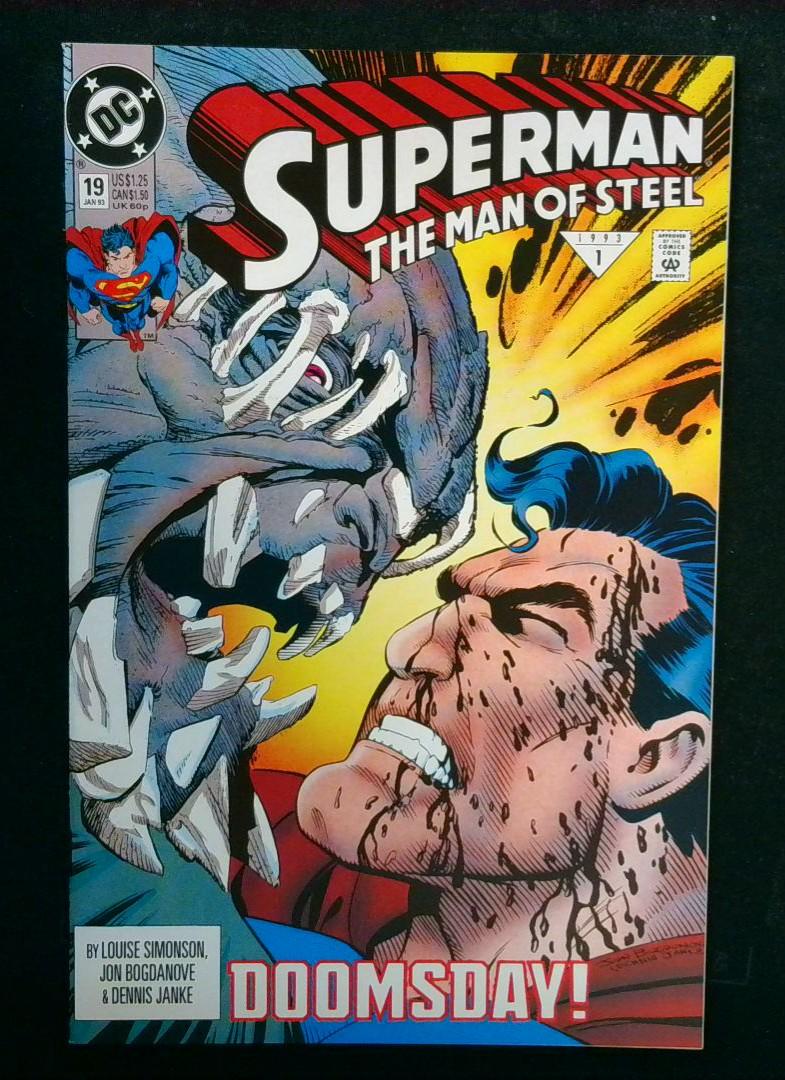 Superman The Man of Steel #19, NM Doomsday DC, 1993
