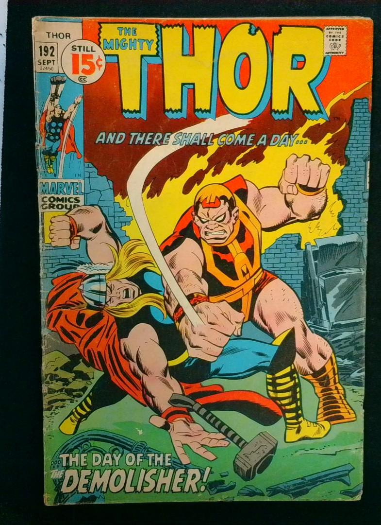 Thor #192, VG- Marvel, 1971