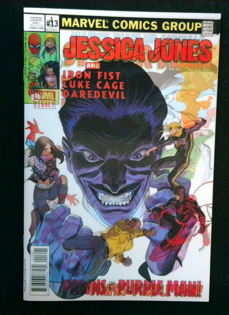 Jessica Jones #13, NM Lenticular Variant Cvr, Marvel, 2017