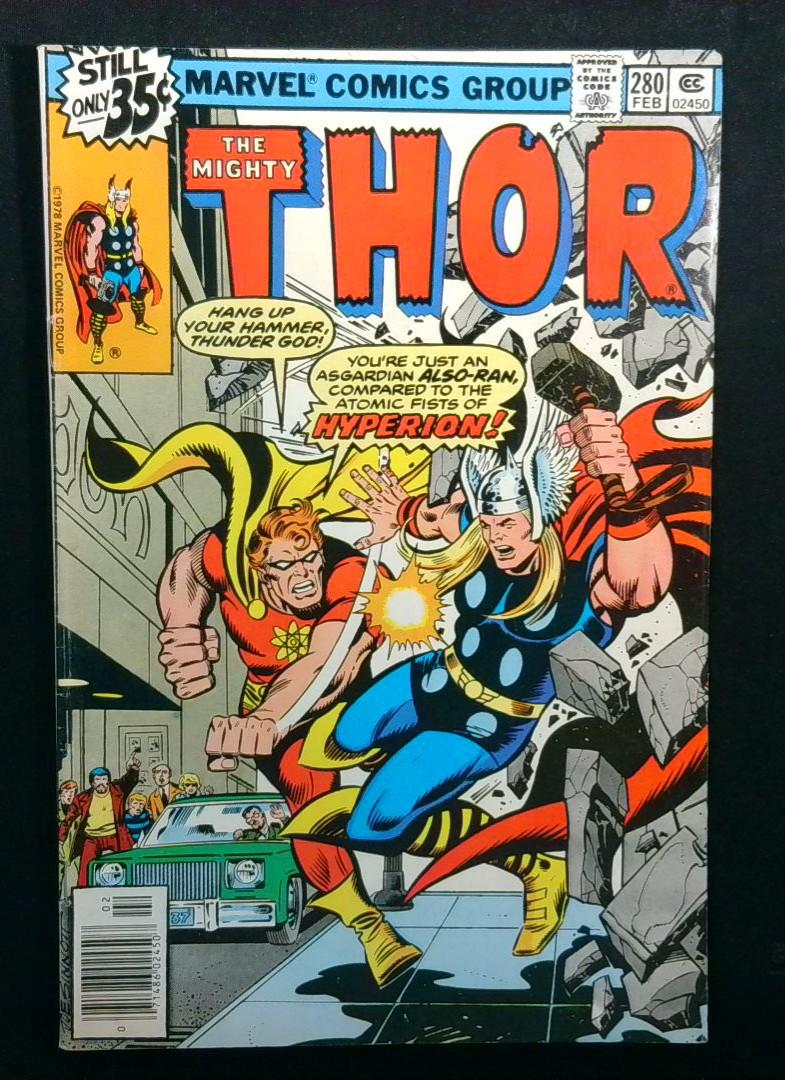 Thor #280, VF+ Hyperion Marvel, 1979