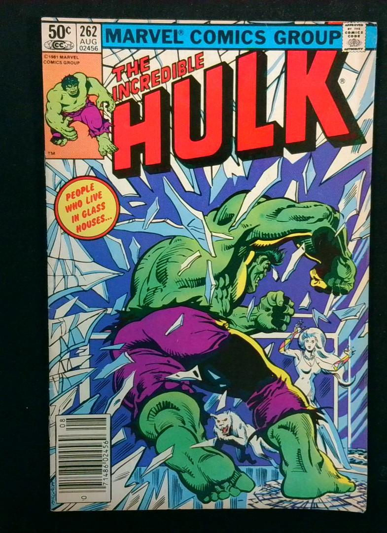 Incredible Hulk #262, Newsstand Marvel, 1981