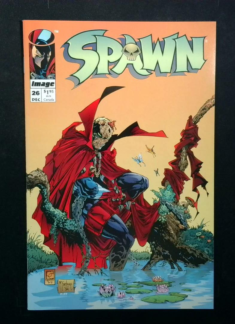 Spawn #26 VF+ Capullo's Run on Series begins, Image, 1994