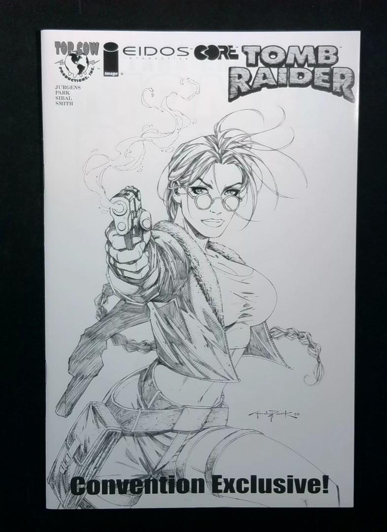 Tomb Raider #1 NM Convention Exclusive Sketch Cvr Andy Park, Top Cow/Image, 1999