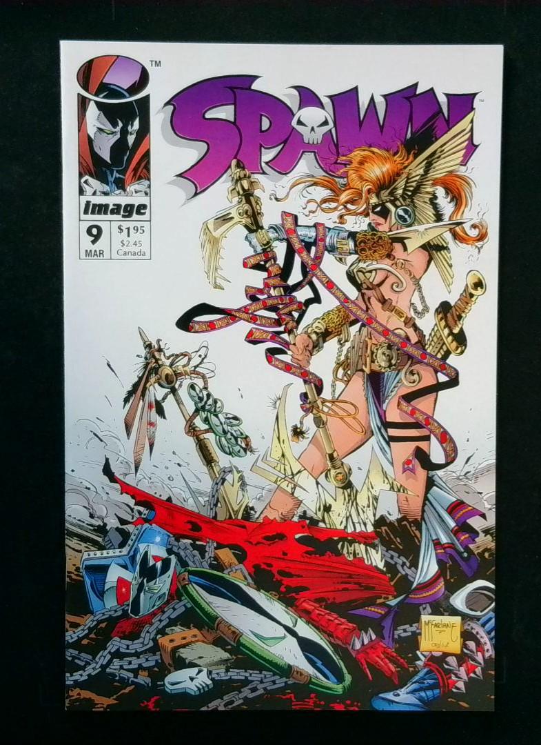 Spawn #9, NM 1st Angela, Medieval Spawn, Image, 1993