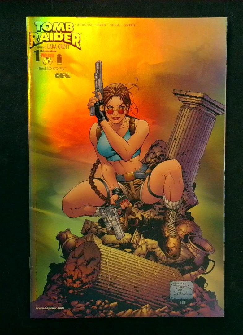 Tomb Raider #1 NM HTF Gold Holfoil Cover, Top Cow/Image, 1999