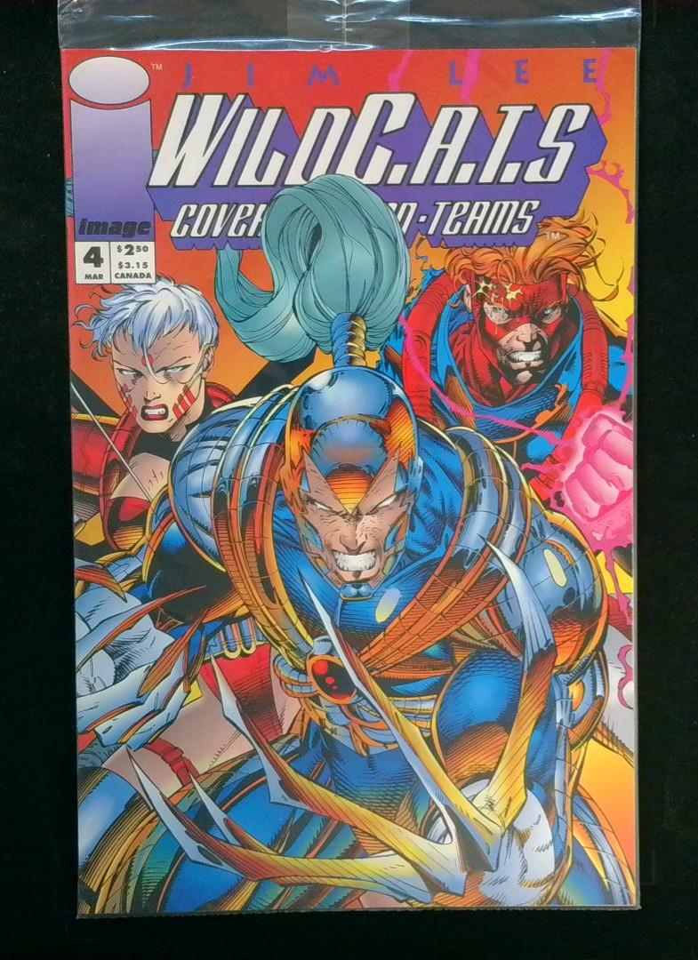 WildC.A.T.s #4 NM Jim Lee cover, Image, 1993