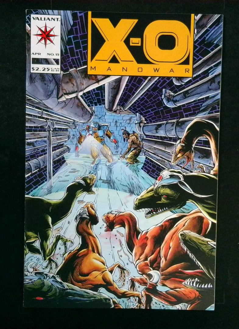 X-O Manowar #15, NM Bart Sears, Turok, Valiant 1993
