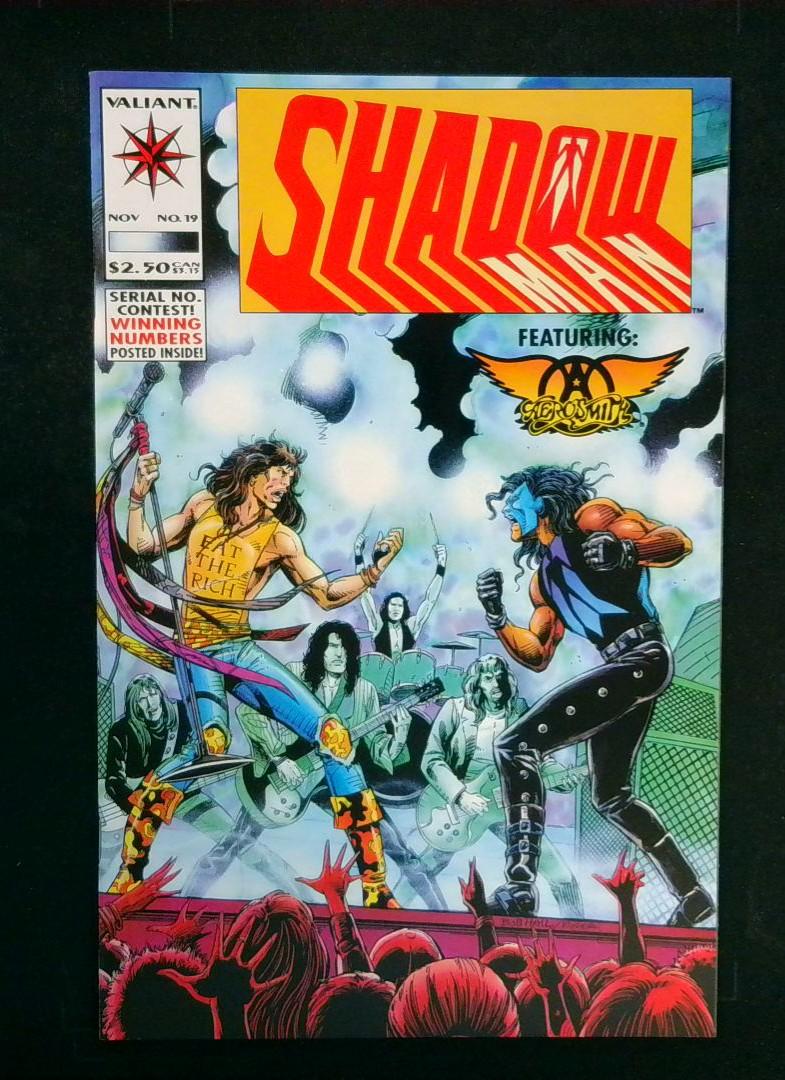 Shadowman #19 NM Aerosmith Valiant, 1993