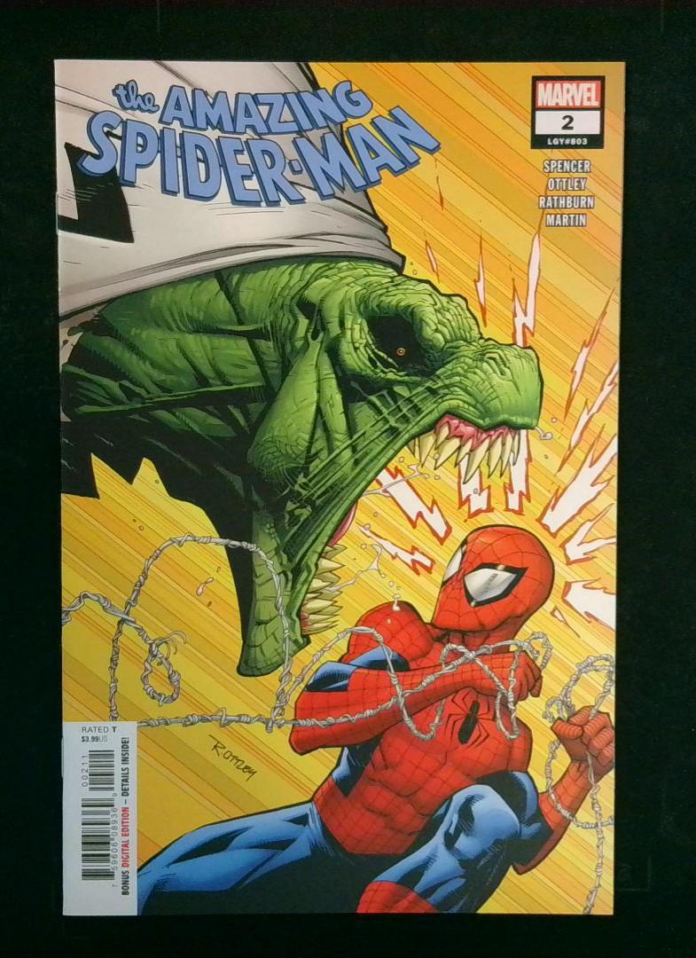 Amazing Spider-Man #2, NM LIzard Marvel, 2018