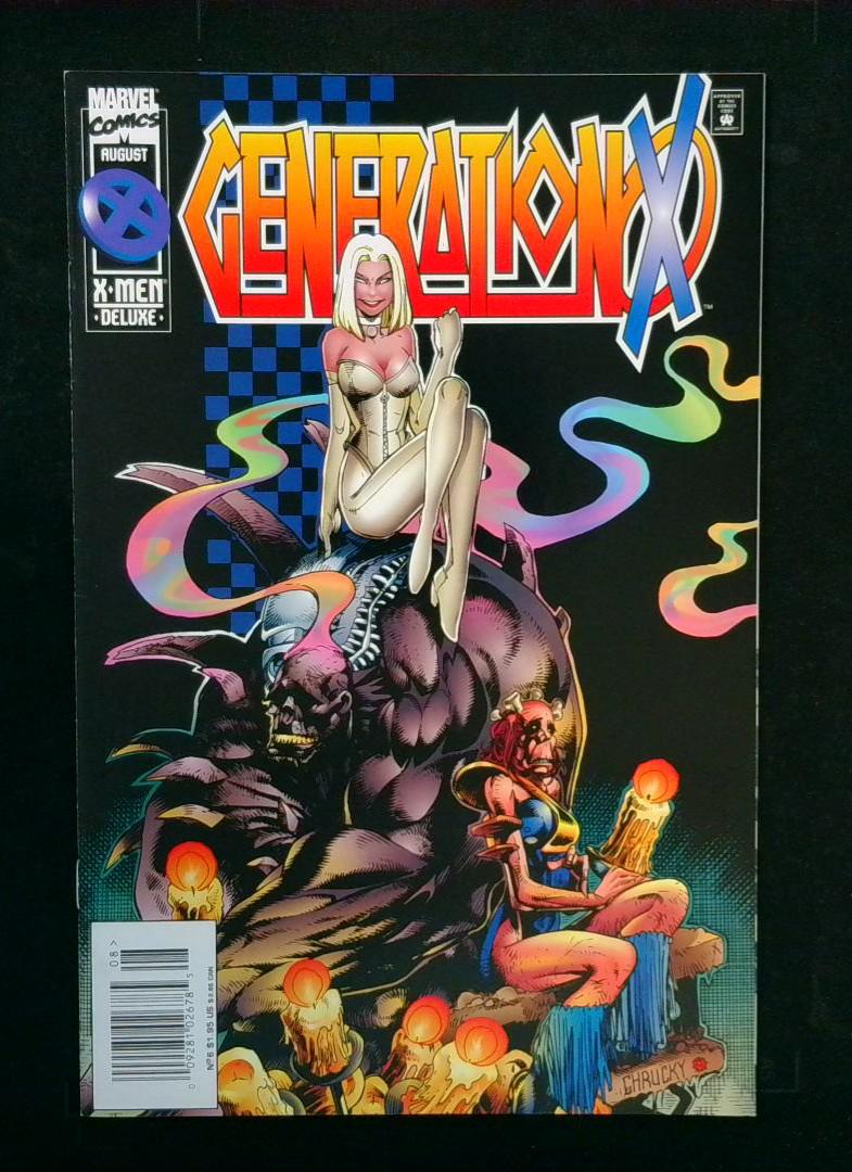 Generation X #6, NM HTF Newsstand Marvel, 1995