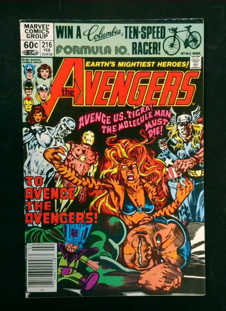 Avengers #216, Newsstand Marvel, 1981