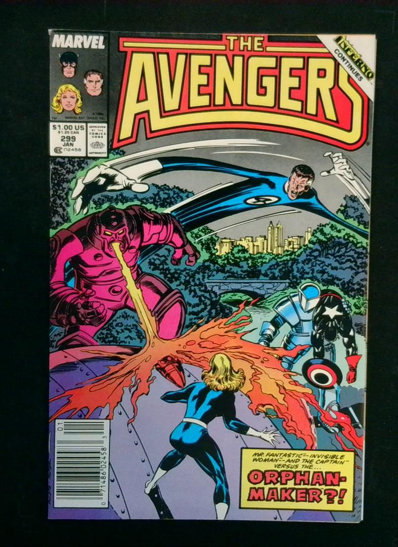 Avengers #299, NM- Newsstand, Marvel, 1989