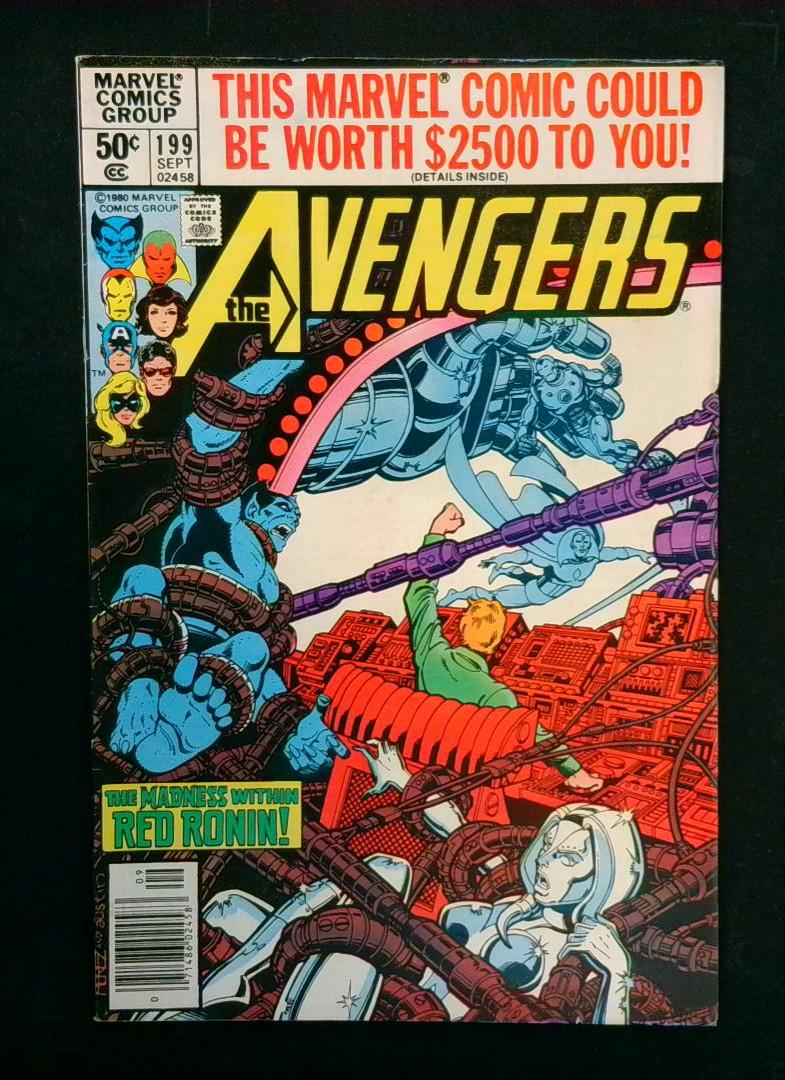 Avengers #199, Newsstand Marvel, 1980