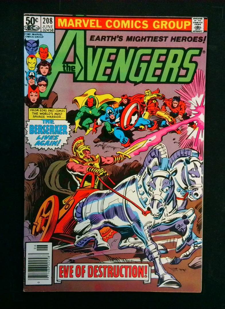 Avengers #208, Newsstand, Marvel, 1981