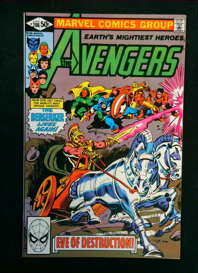 Avengers #208, NM Marvel, 1981